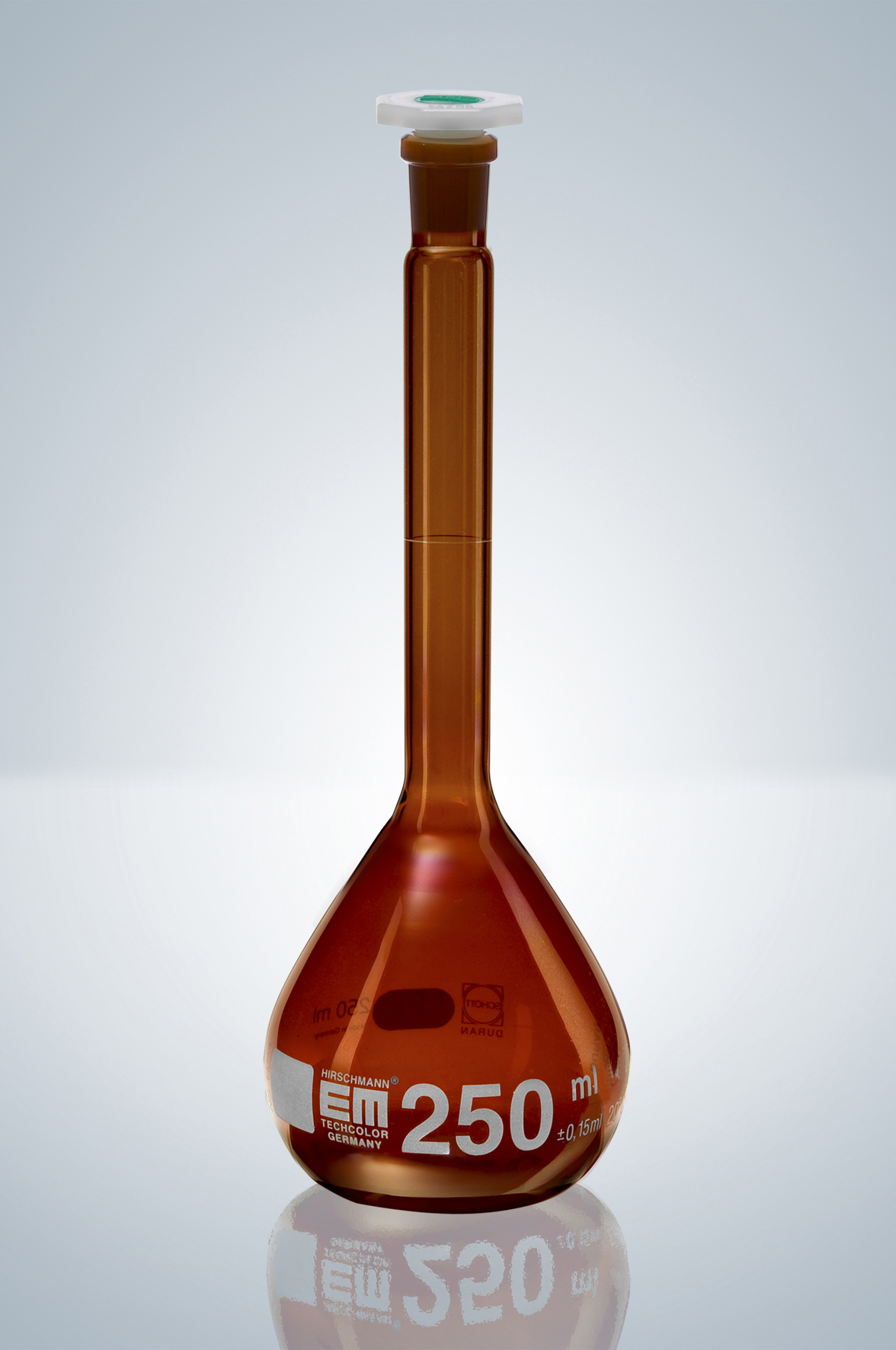 容量瓶 棕色玻璃（DIN EN ISO 1042標準）